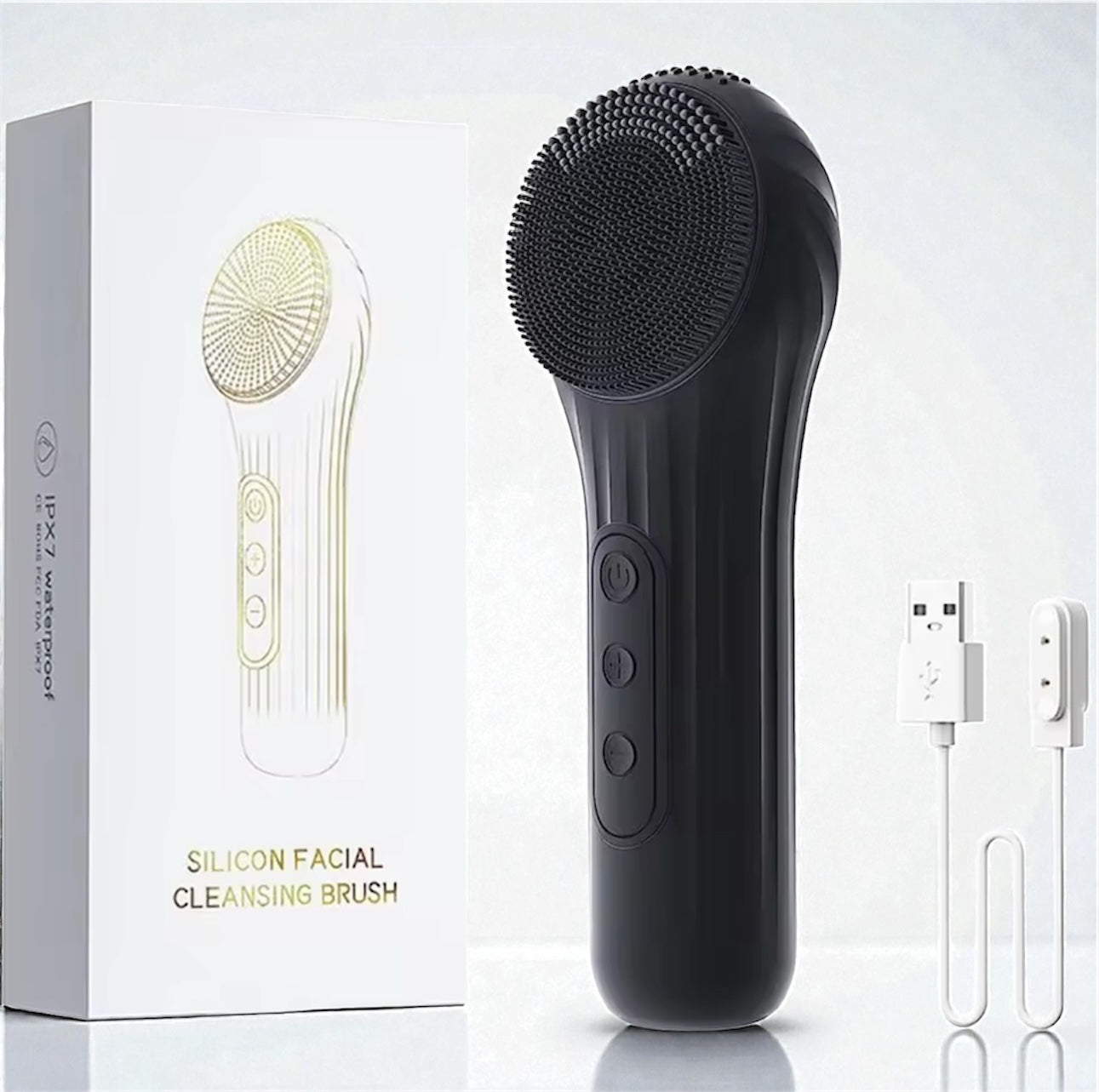 SkinAura™-Brosse nettoyante visage en silicone