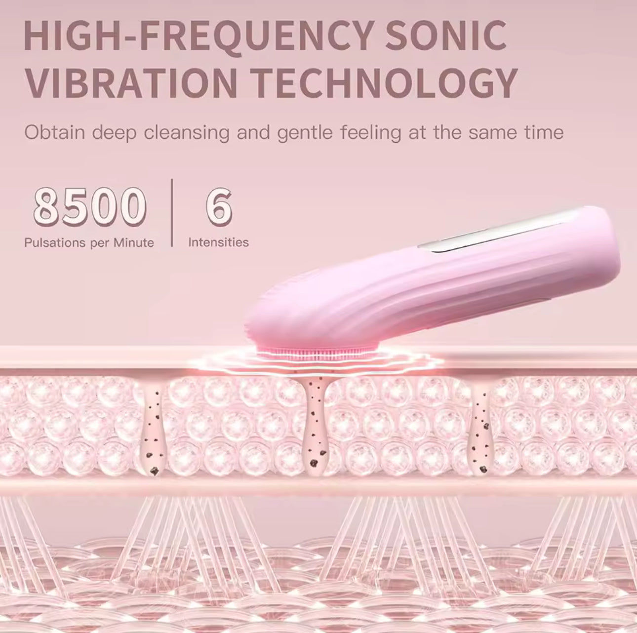 SkinAura™-Brosse nettoyante visage en silicone